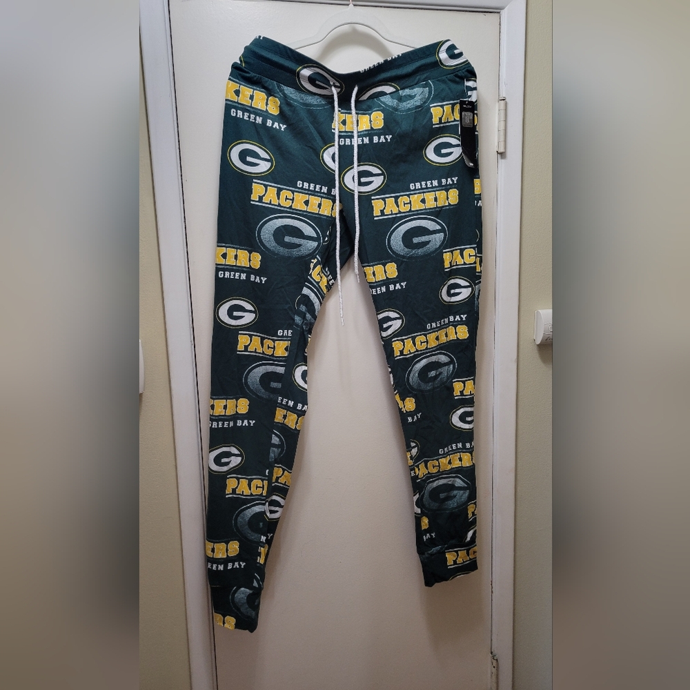 Green Bay Packers Womens Sweatpants Lounge Leggings